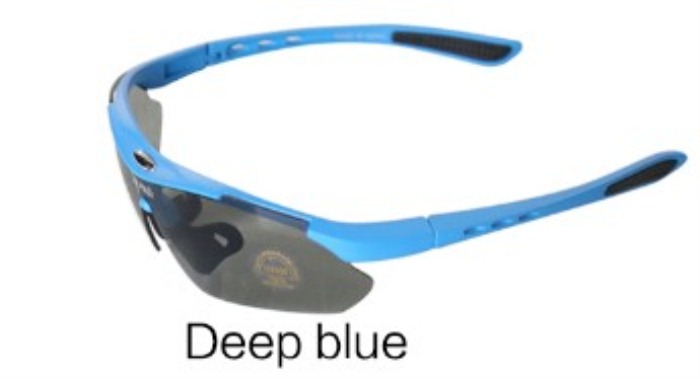 Luxury Men Cycling Eyewear Bike Sunglasses Deep Blue